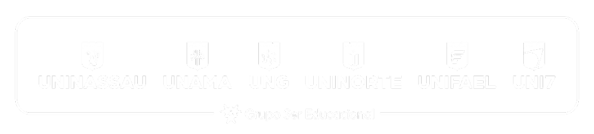 Instituições do Grupo Ser Educacional: UNINASSAU, UNAMA, UNG, UNINORTE, UNIFAEL e UNI7